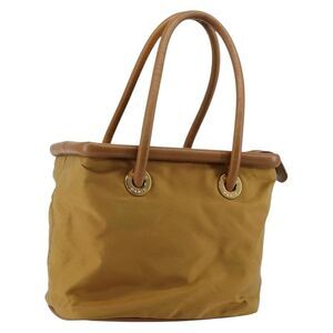 Celine Tote Nylon Brown Nylon Tote Bag Bag